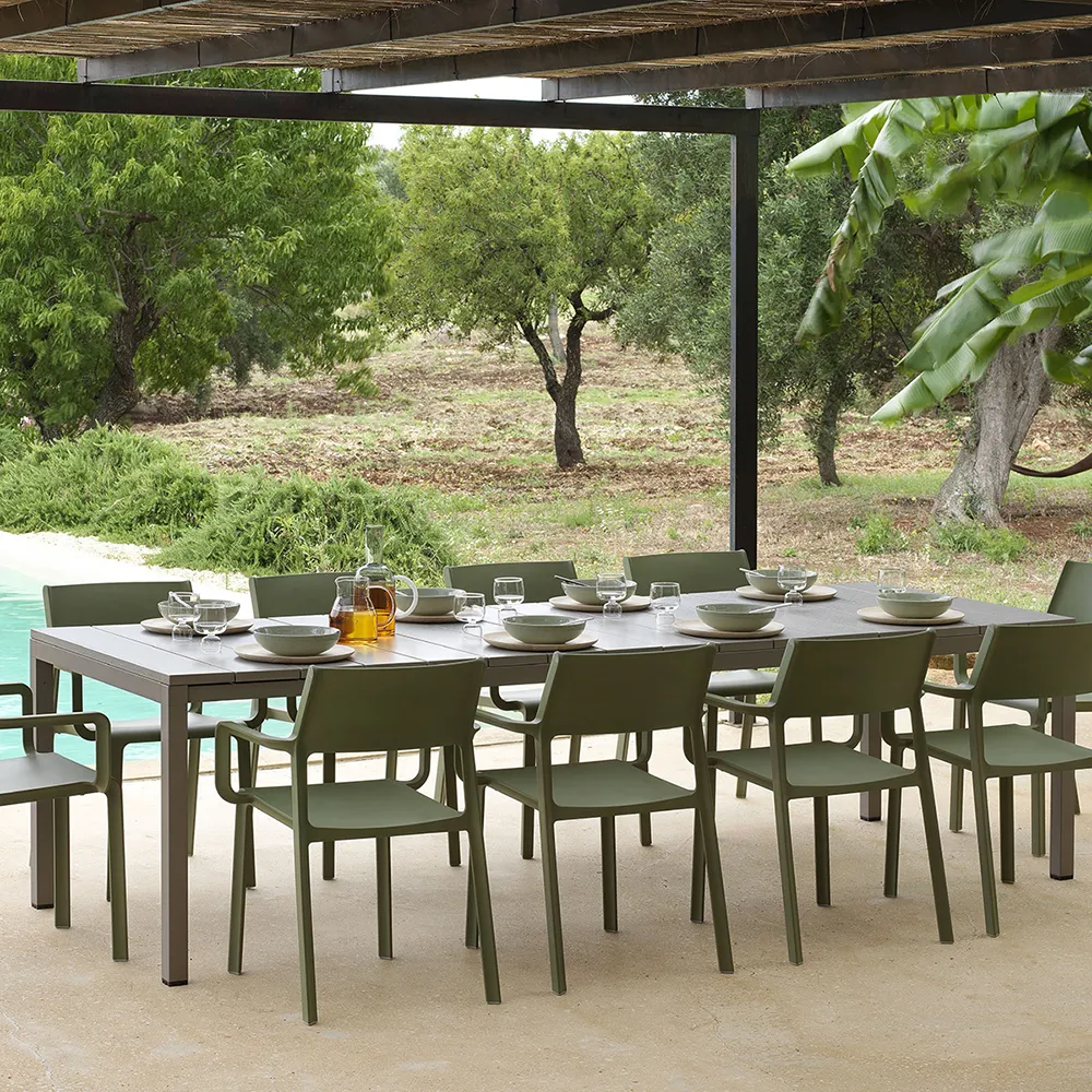 Rio Ruokapöytä 210/280x100cm Tortora