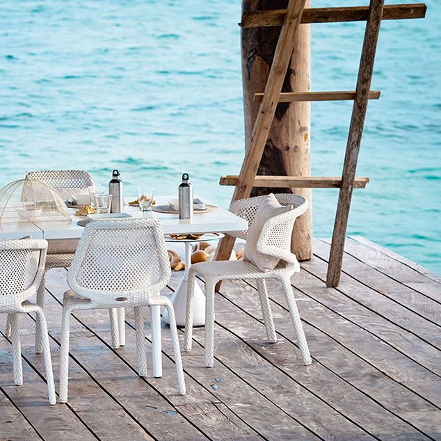 Seashell tuoli valkoinen 