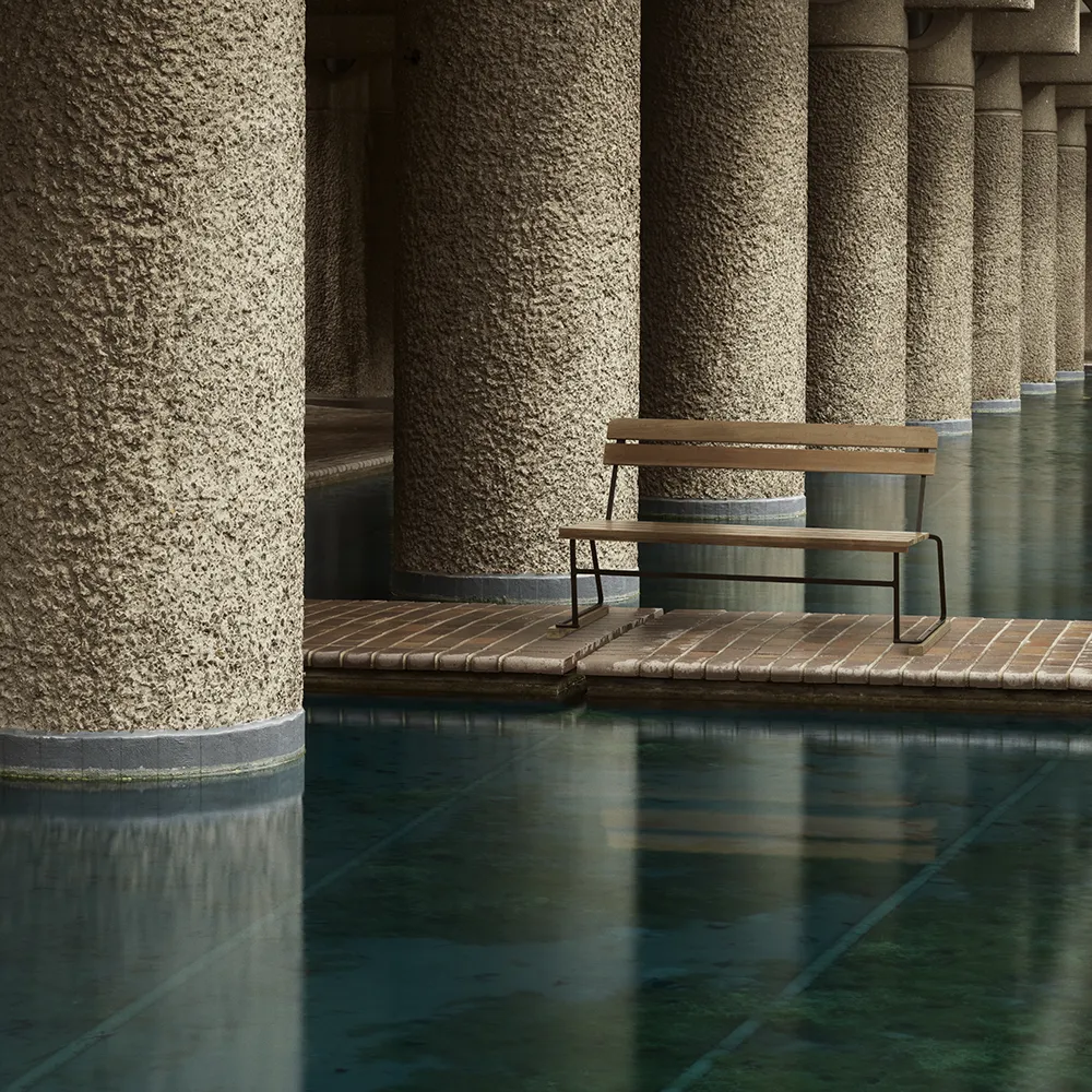 Sohva 3 Teak / Musta