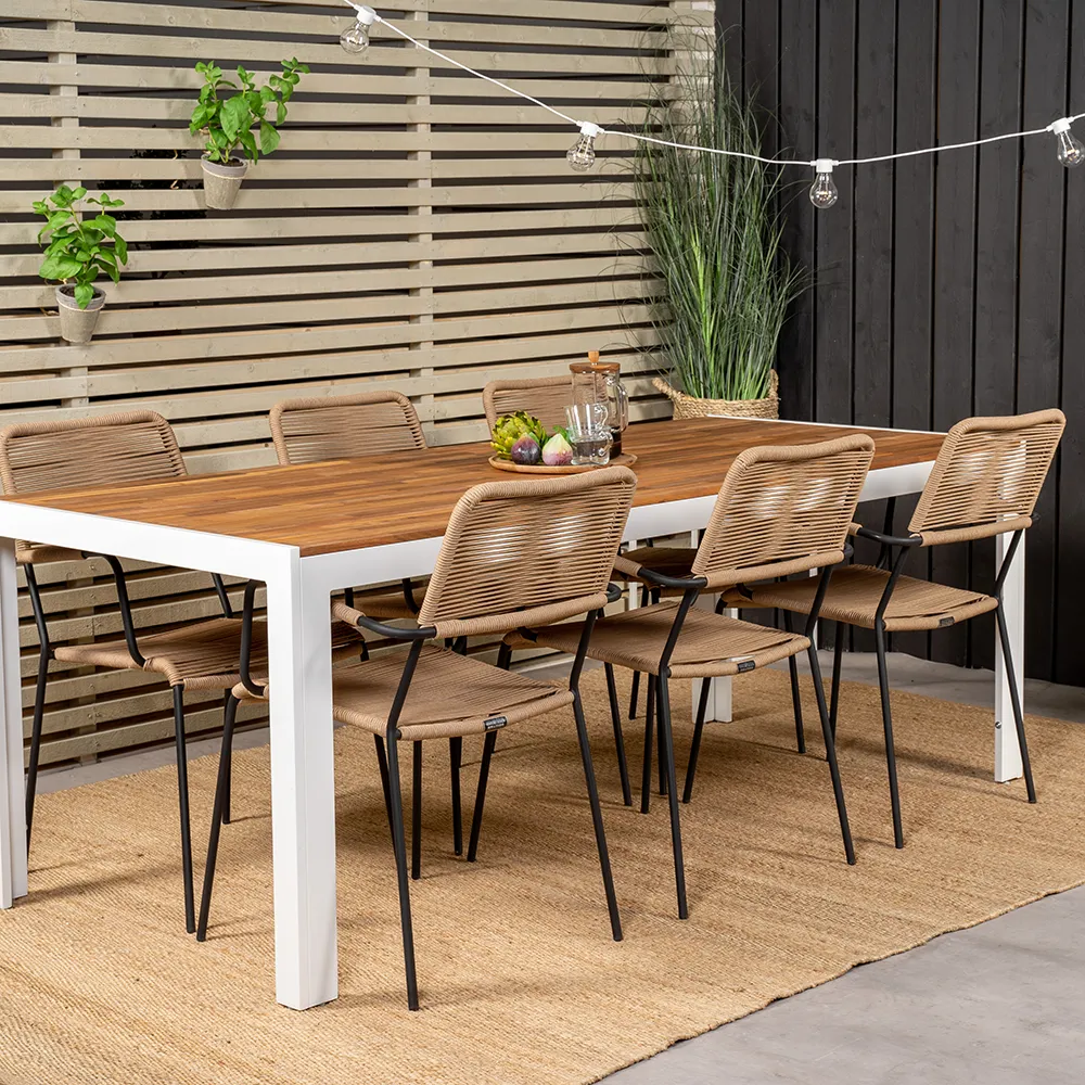 Lindos käsinojallinen tuoli Latte 2 kpl