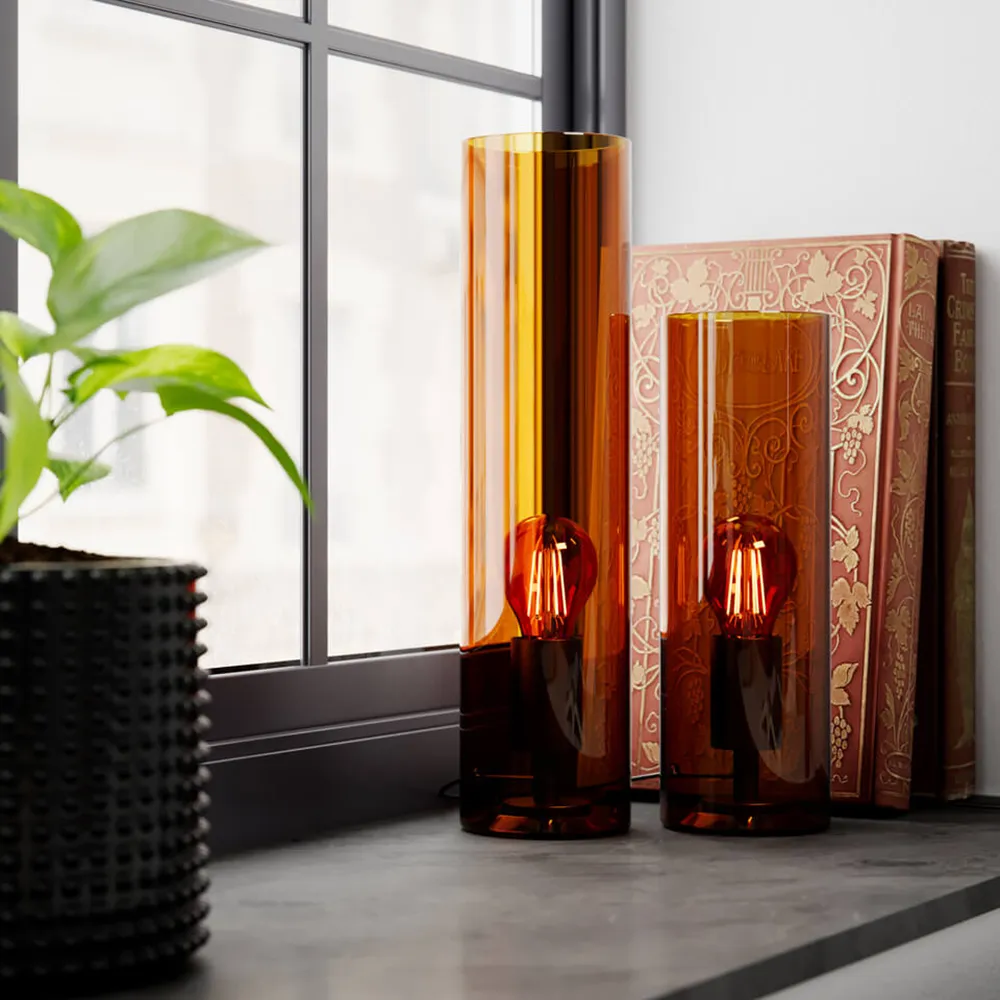 Flake pöytävalaisin 30cm Konjac