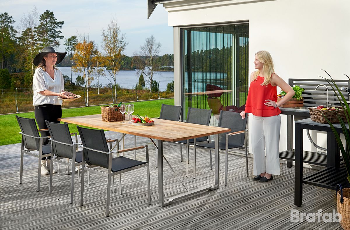 Gotland ruokapöytä 95 x 220 cm Brafab