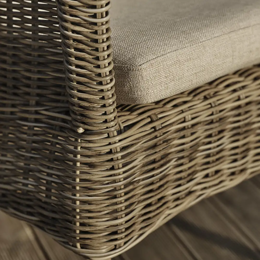 Lenora käsinojallinen tuoli polyrottinkia sis. istuintyynyn Brafab