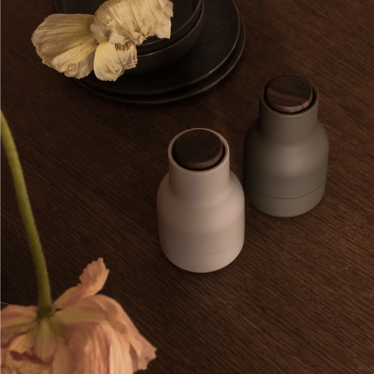 Bottle Grinder 2-pakkaus Pieni - Metsästysvihreä, Beige / Pähkinä