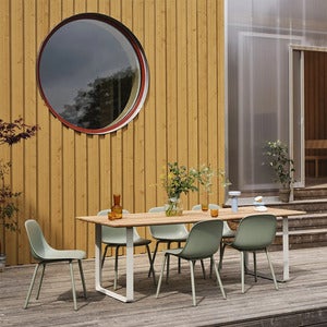 Fiber Outdoor Ruokailutuoli Dusty Green 