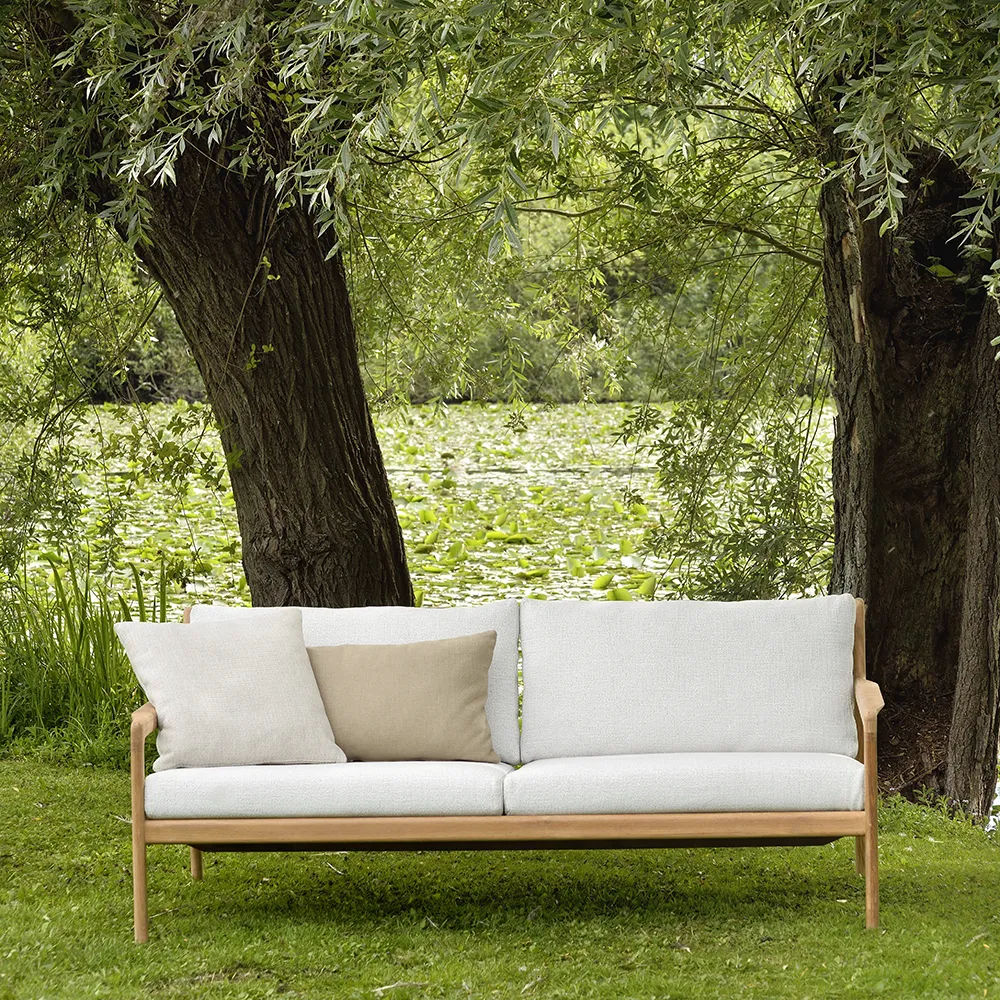 Jack 2-istuttava soffa Teak/Off White