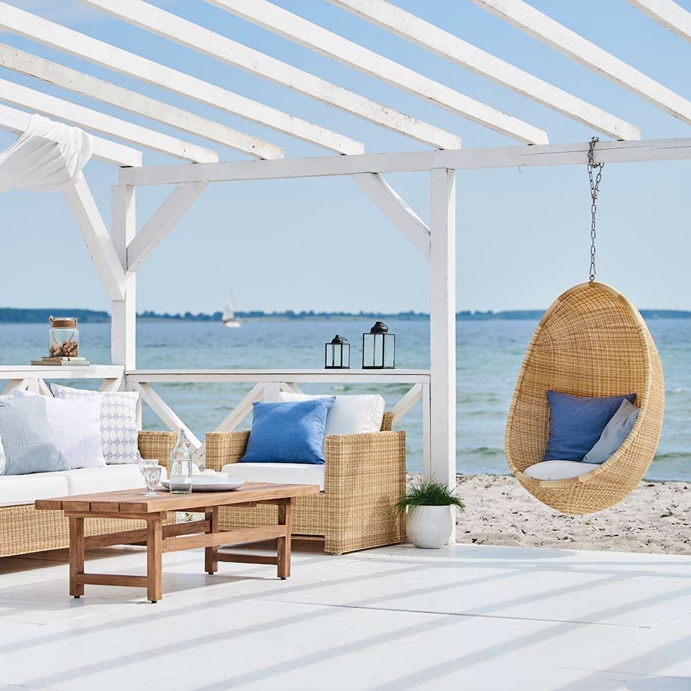 The Hanging Egg Chair Outdoor, Musta