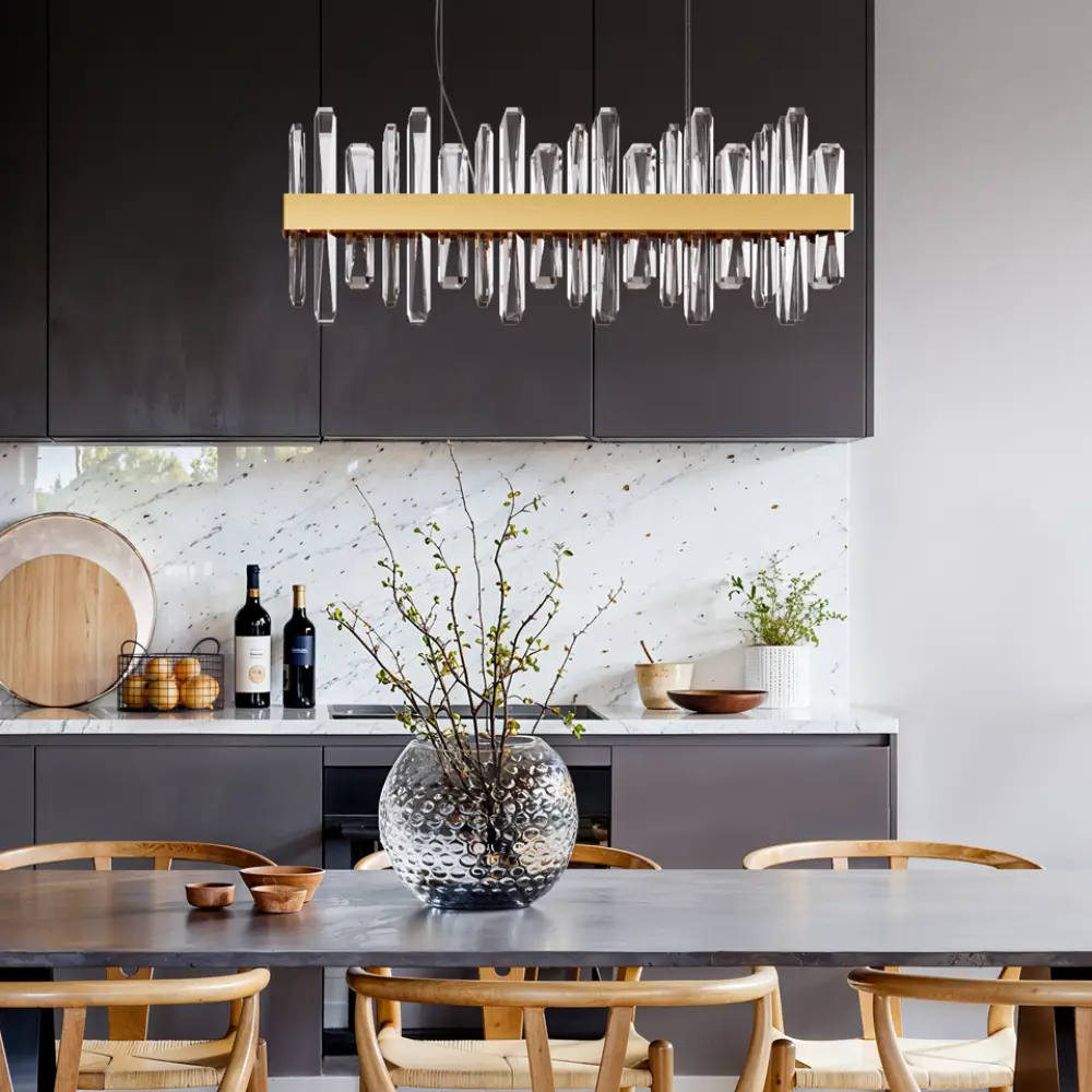 Triumph bar -kattovalaisin, 80 cm, messinki/kirkas