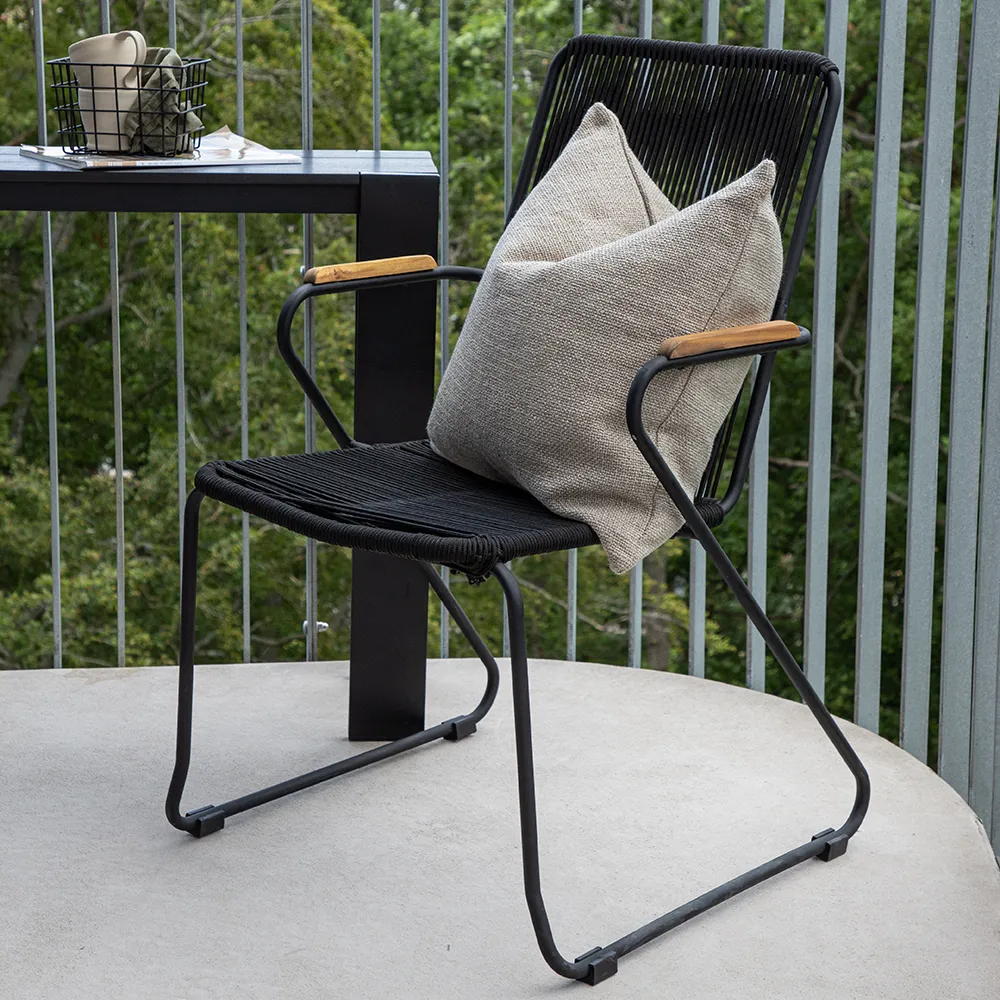 Bois ruokailutuoli Musta 2 kpl