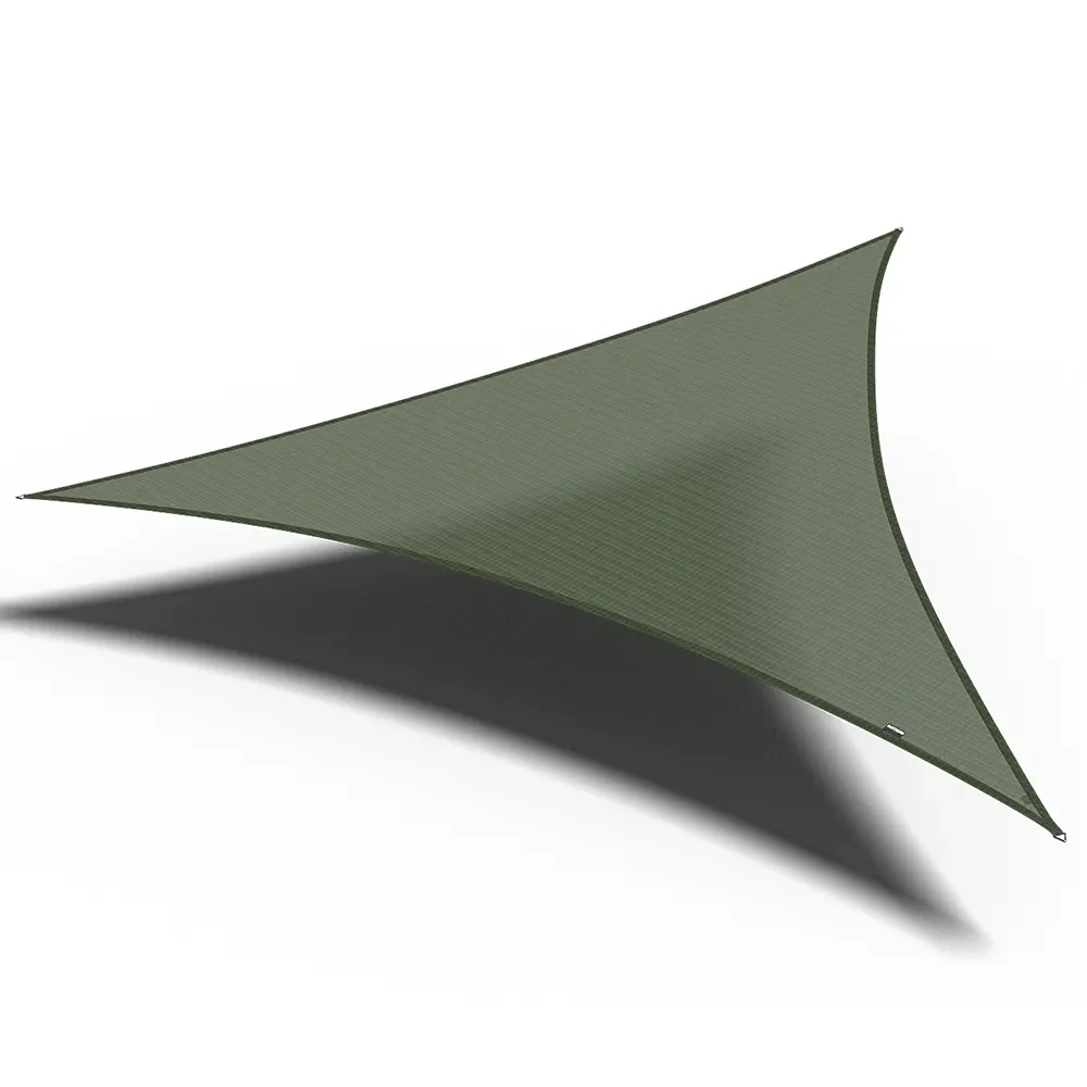 Coolfit aurinkoparasiitti, kolmiomainen, 360 x 360 cm, vihreä