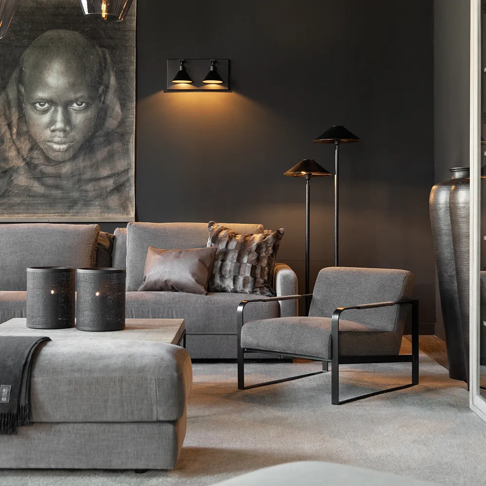 Twin Floor Lamp antiikki pronssi