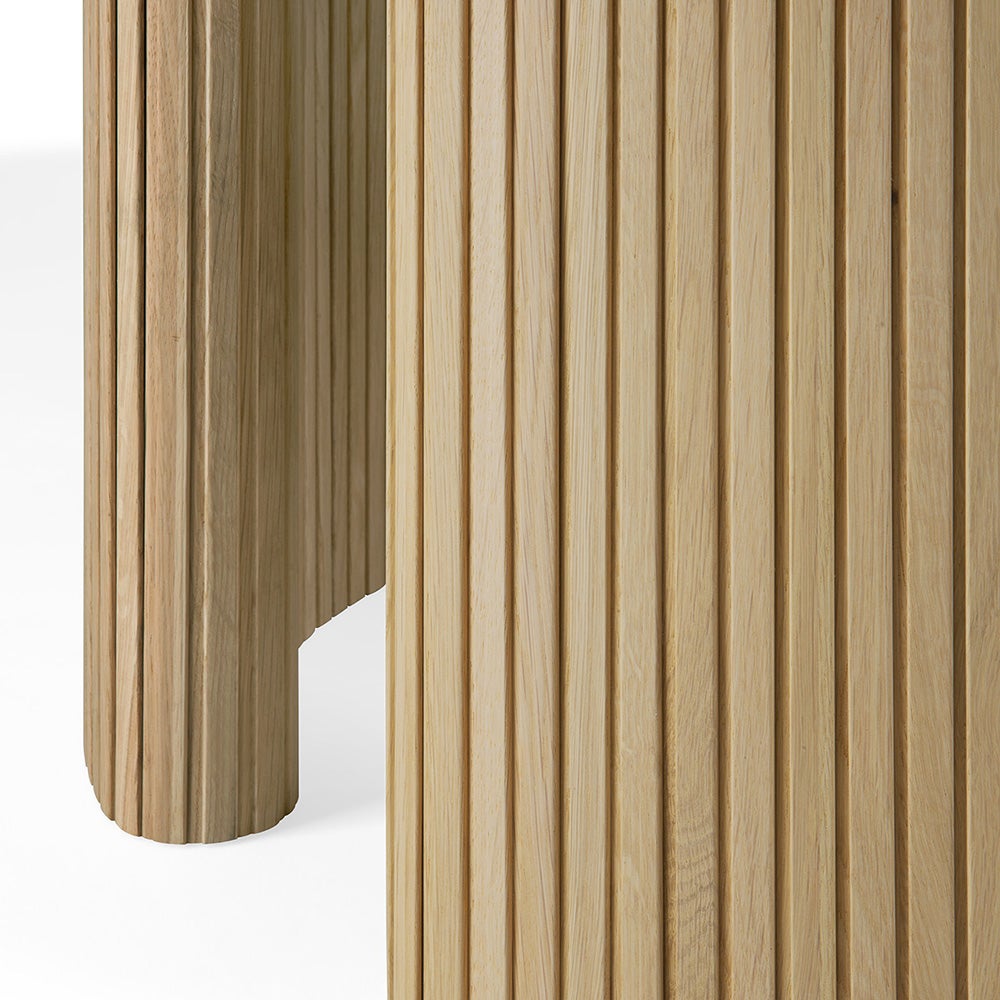 Roller Max -ruokapöytä tammi Ø150 cm