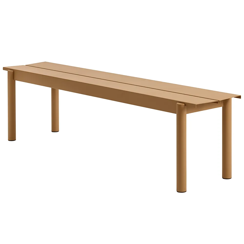 Muuto, Linear Steel Penkki 170x34 cm Burnt Orange