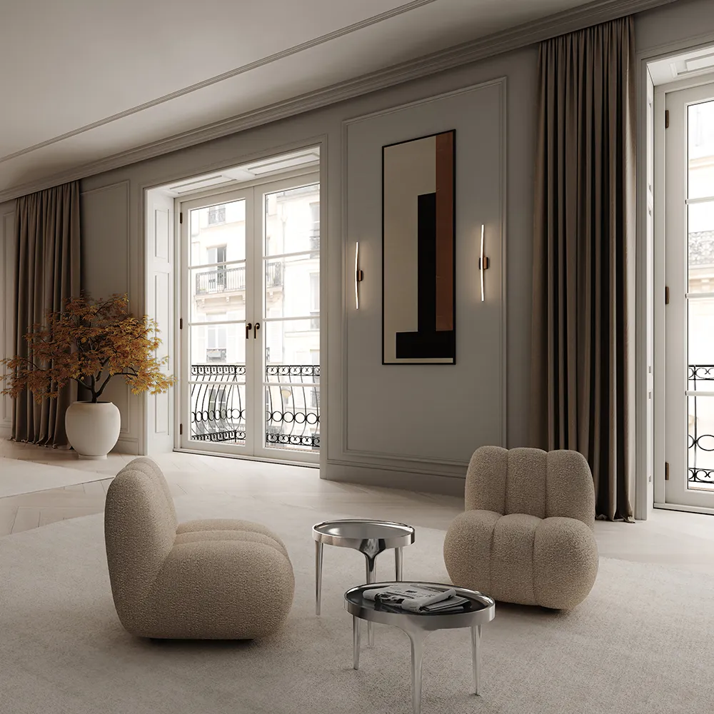 Phantom-sohvapöytä korkea - kromi