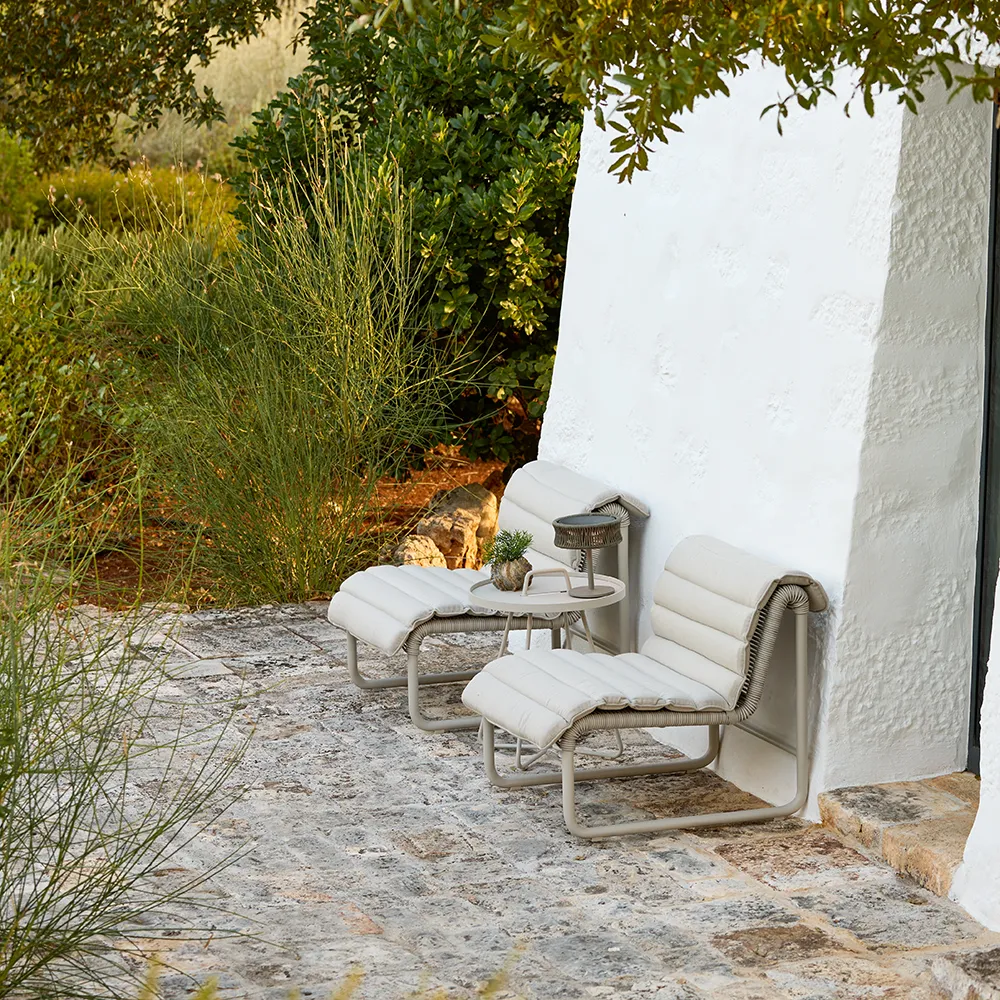 Al Dente lounge tuoli Weave Sand