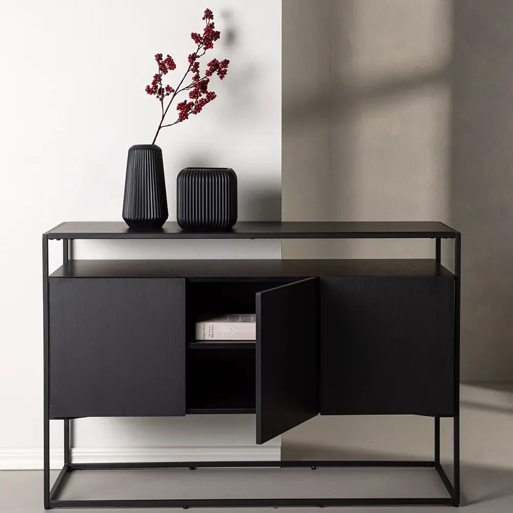 Kingsport kaappi musta 