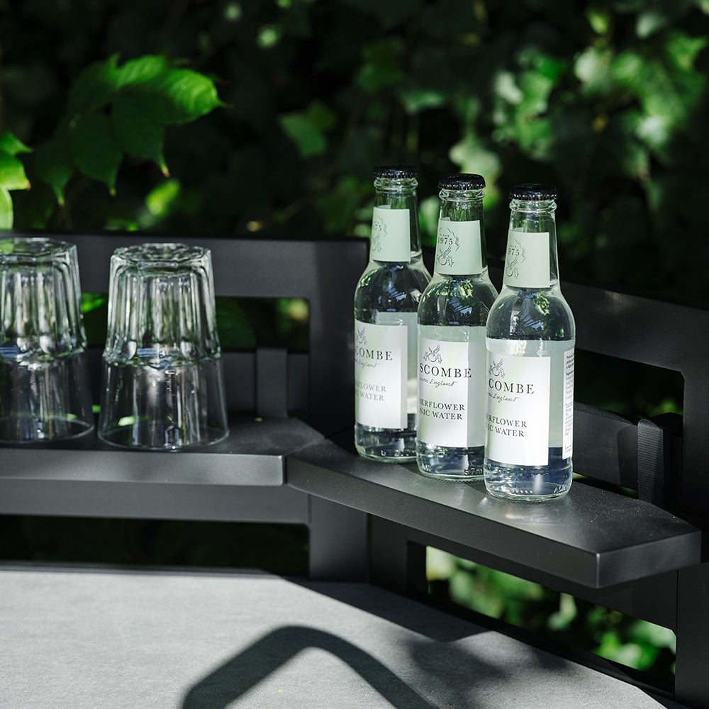 Fornax keittiö kulma iso musta/harmaa Brafab