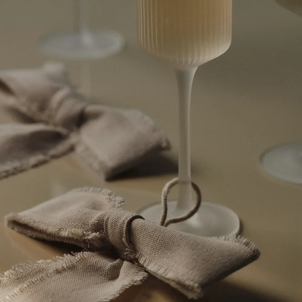 Samppanjalasi 2-pack Ripple Frosted