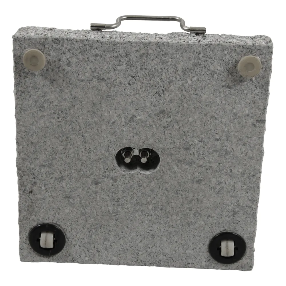 Mito aurinkovarjon jalka 40 kg vaalea graniitti Brafab