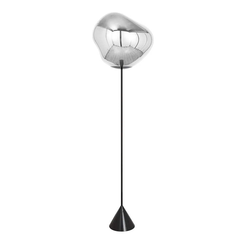Melt Cone Slim Lattiavalaisin Silver LED