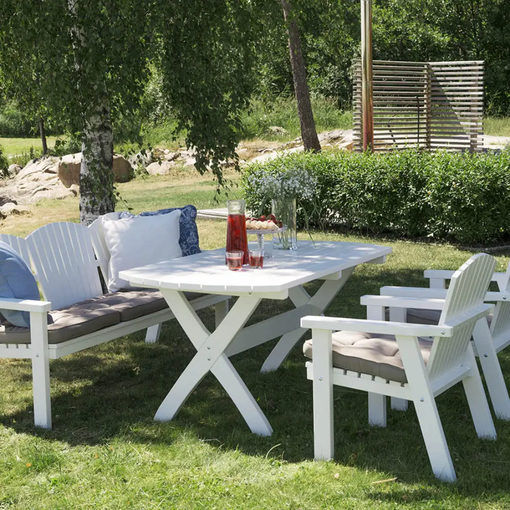 Solvik nojatuoli valkoinen