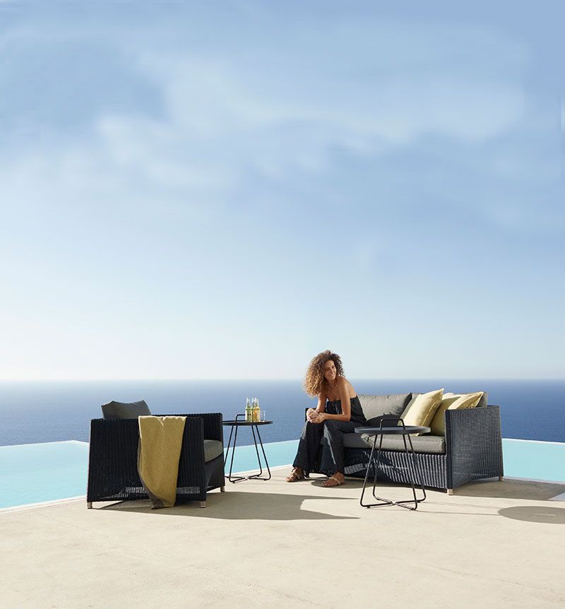 Diamond 3-paikkainen sohva grafiitti