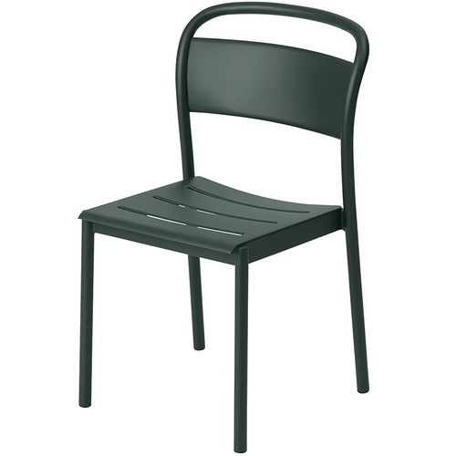 Linear Steel Ruokailutuoli Dark Green