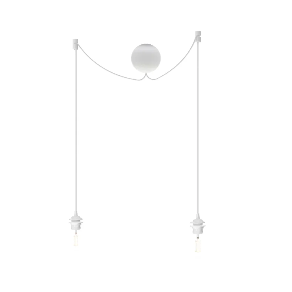 Cannonball Cluster Ø12 cm -narusarja tuplalle White