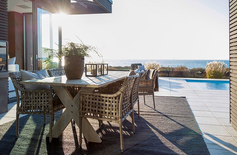 Santa Monica käsinojallinen tuoli polyrottinkia Artwood