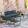 Al Dente lounge tuoli Weave Dark green