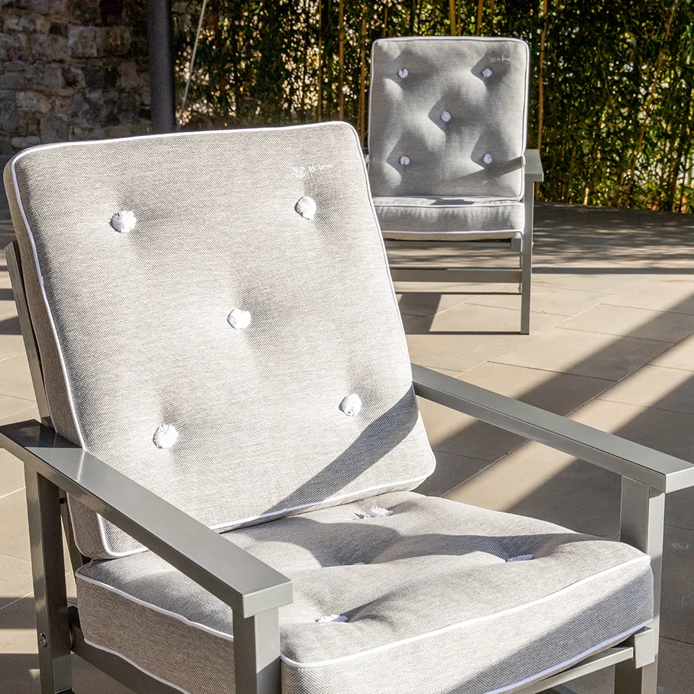 Nojatuoli Alumiini harmaa 