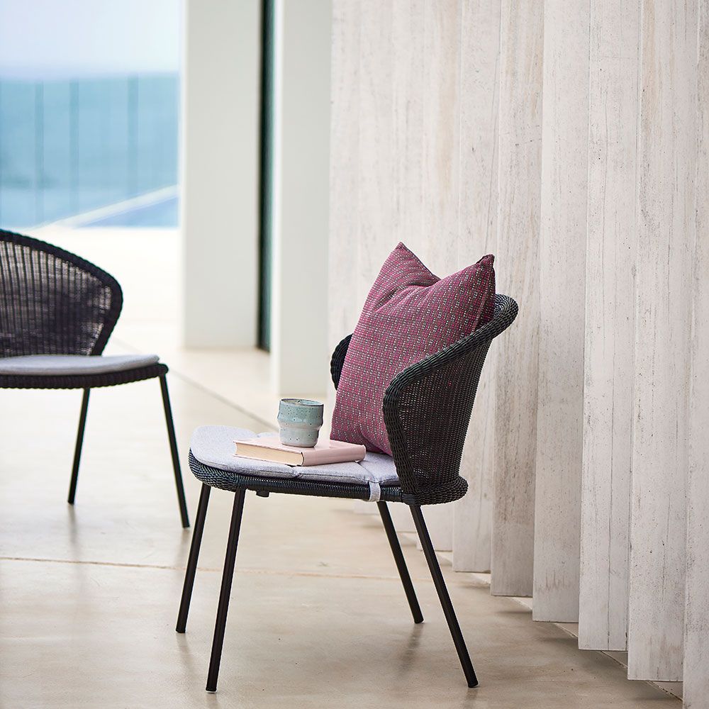 Raidallinen koristetyyny 50X50 Multi Vaaleanpunainen 