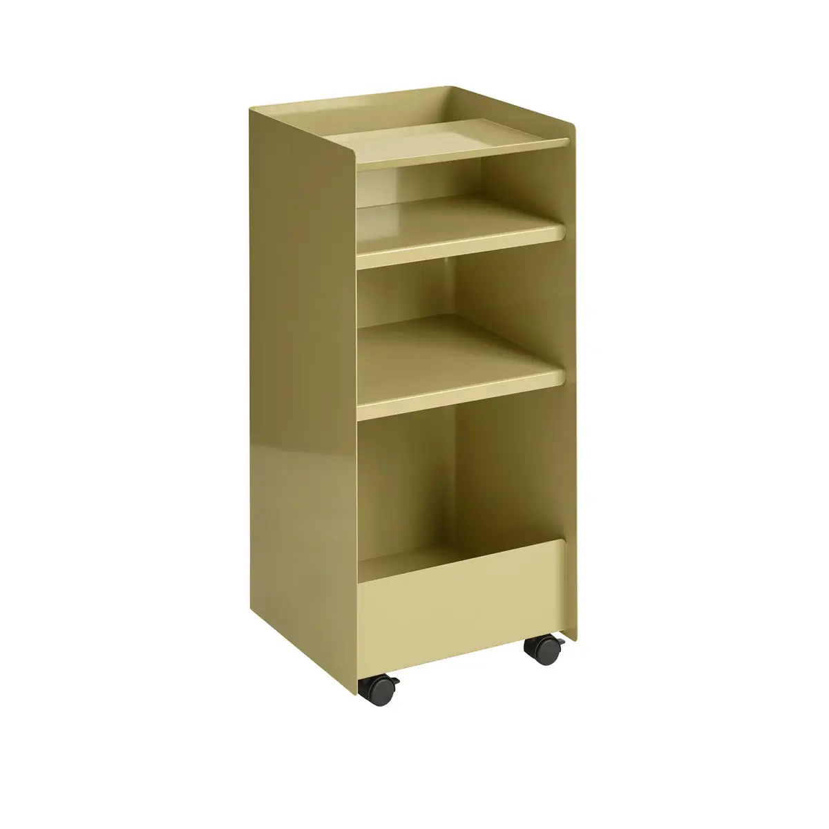 Folded Trolley korkeus avattuna 83,7 cm) – tumma beige-vihreä