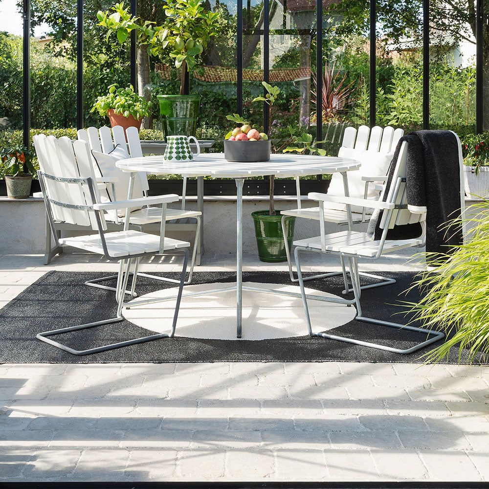 Vera matto 180x230 cm one black / vanilla 