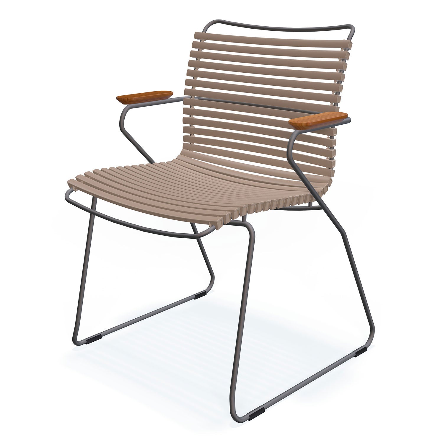 Click käsinojallinen tuoli hiekka/bambu