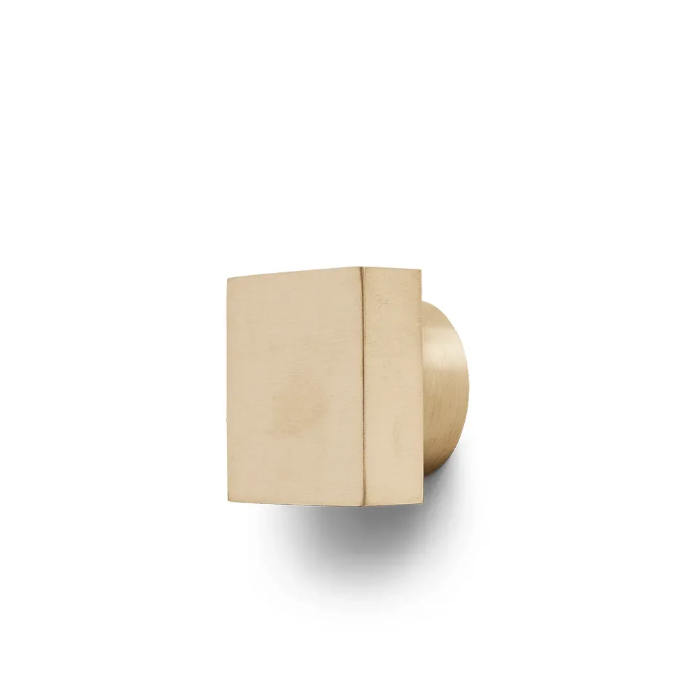 Square Hook - Large - Brass