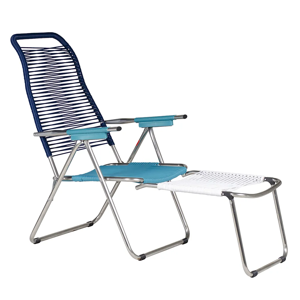 Spaghetti aurinkotuoli pop blue/turquoise/white/turquise alumiini