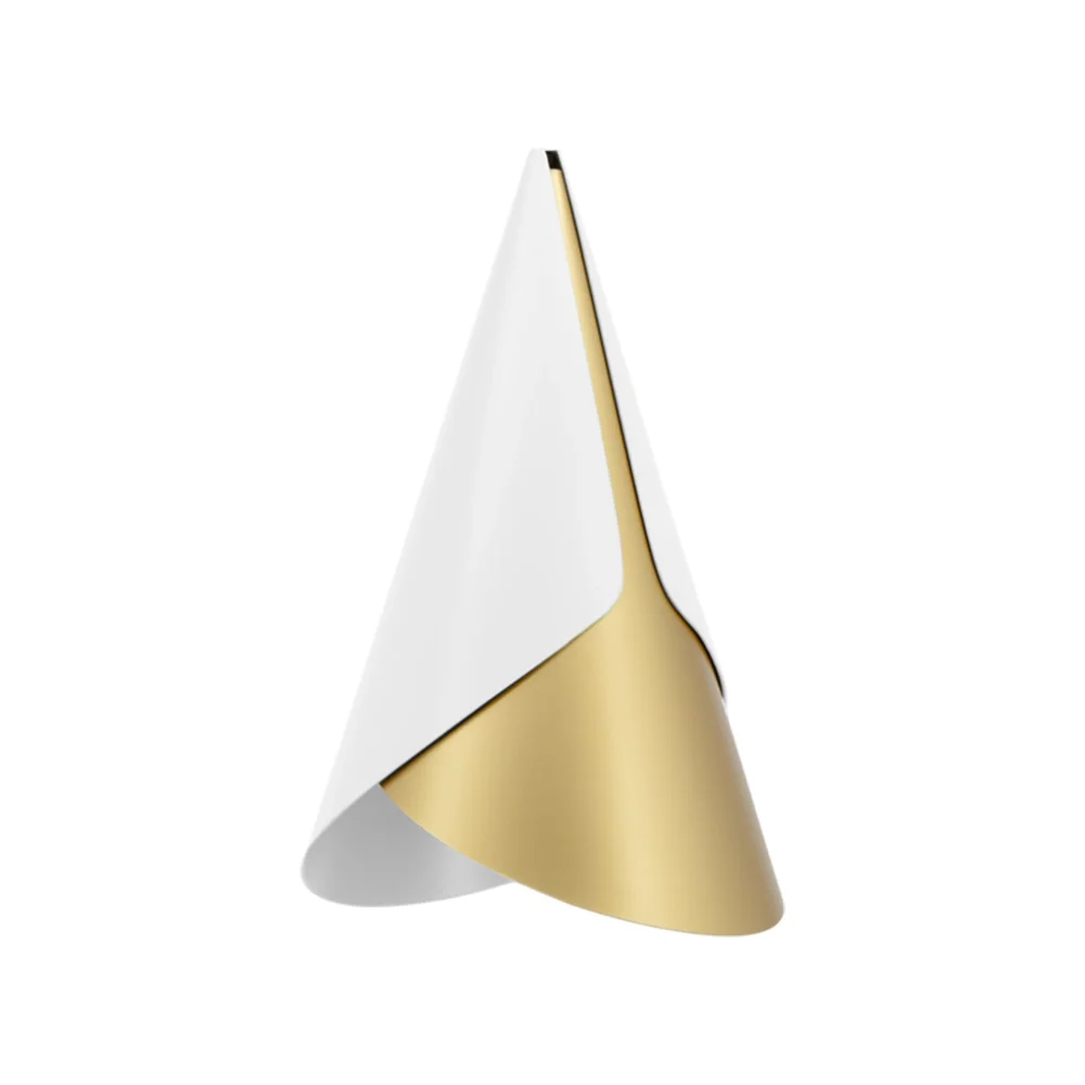 Cornet  Lampunvarjostin White/Brass