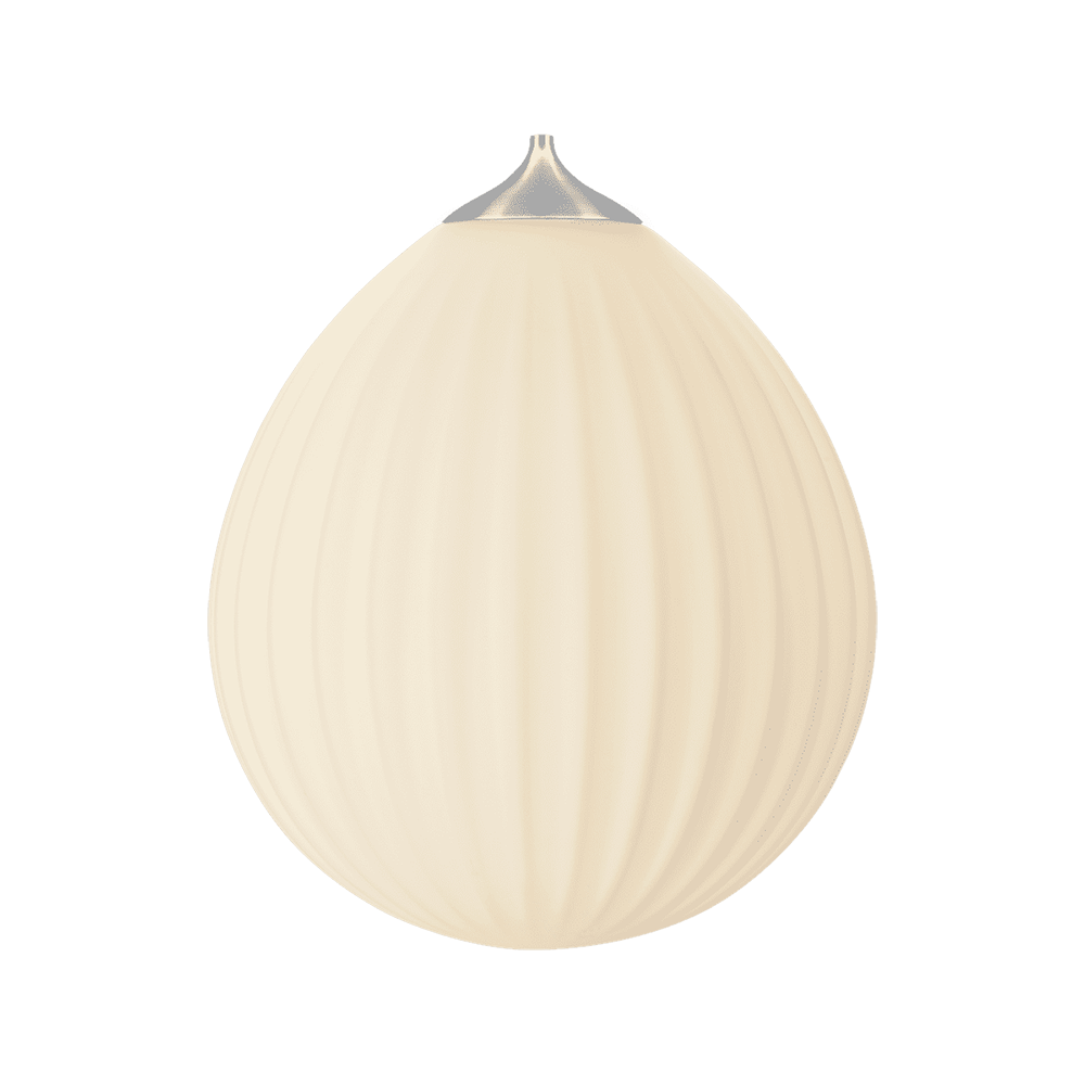 Maailman ympäri -lampunvarjostin Ø35 cm White/Brushed steel