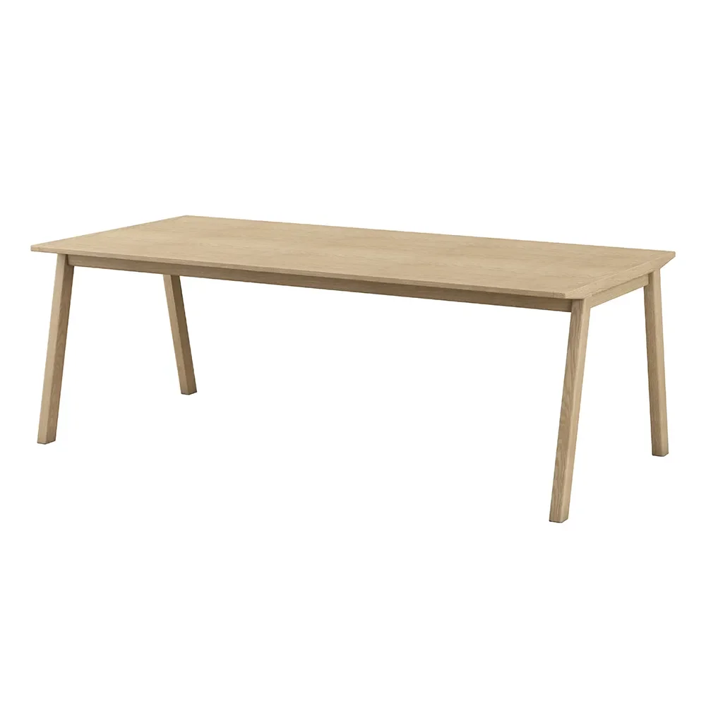  SM141 Ruokapöytä 100x209 cm lakattu tammi 