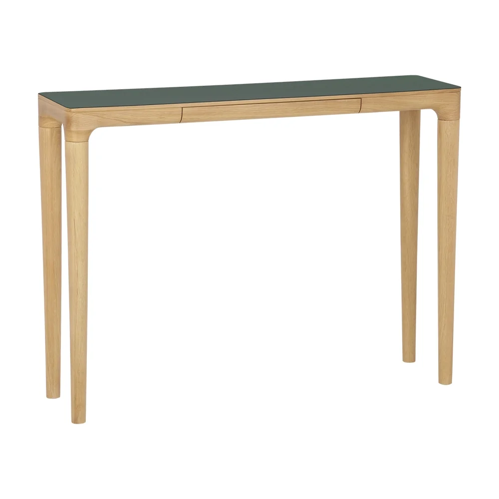 Heart'n'Soul-sivupöytä 110x30x82 tammi/sammalevihreä