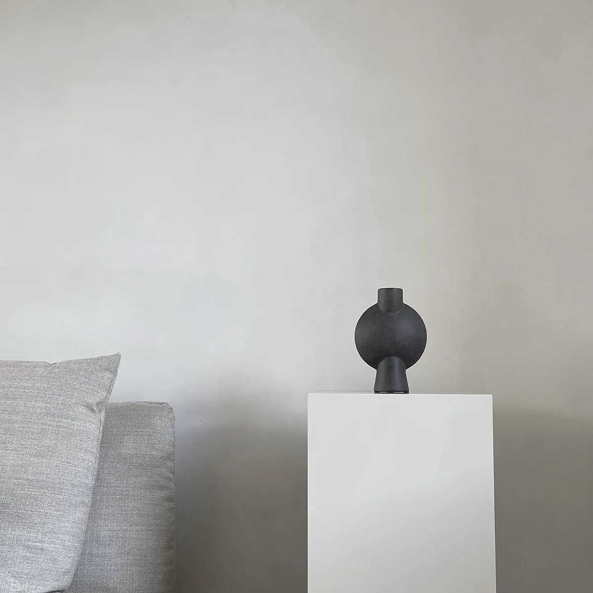 Käsinmaalattu maljakko Sphere Bubl Mini Coffee H19 cm