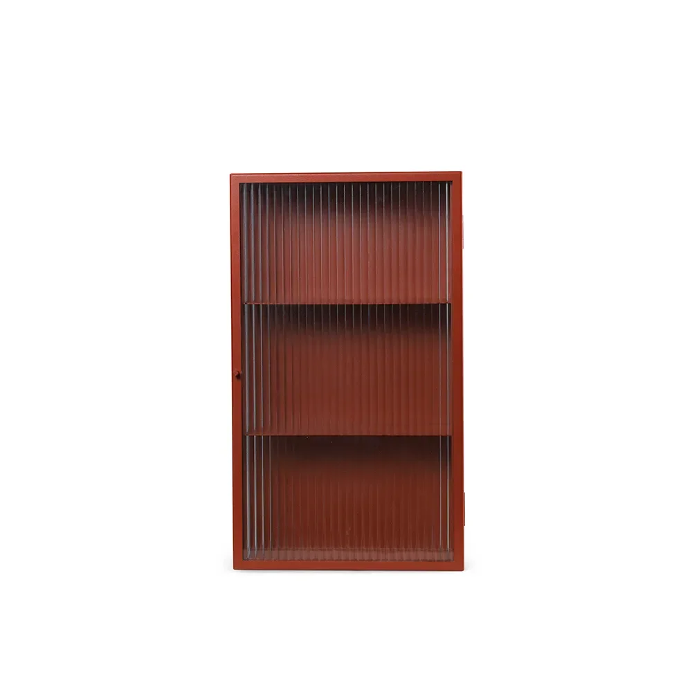 Ferm Living, Kylpyhuonekaappi Haze Oxide Red