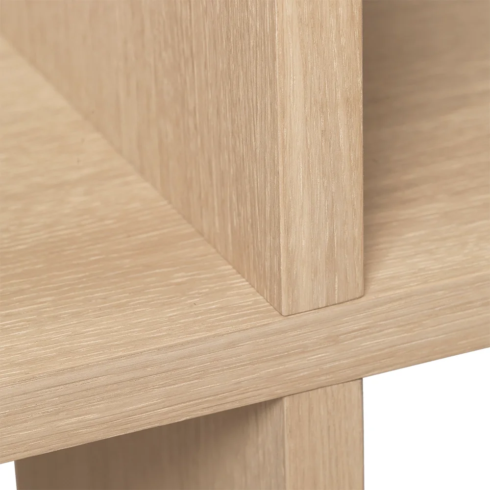 Kona kirjahylly 2x4 - Luonnontammea