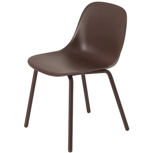 Fiber Outdoor Ruokailutuoli Brown Red