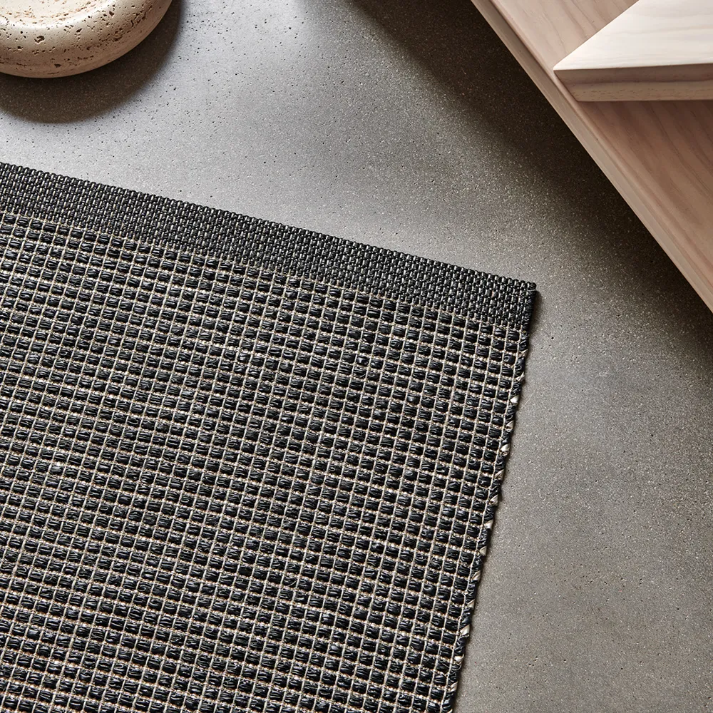 Emm matto 70x120 cm Black/Linen Metallic