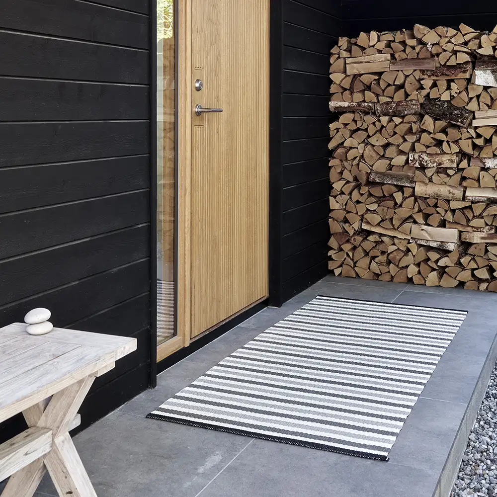 Teo matto 70x120 cm Warm Grey/Charcoal/Vanilla 