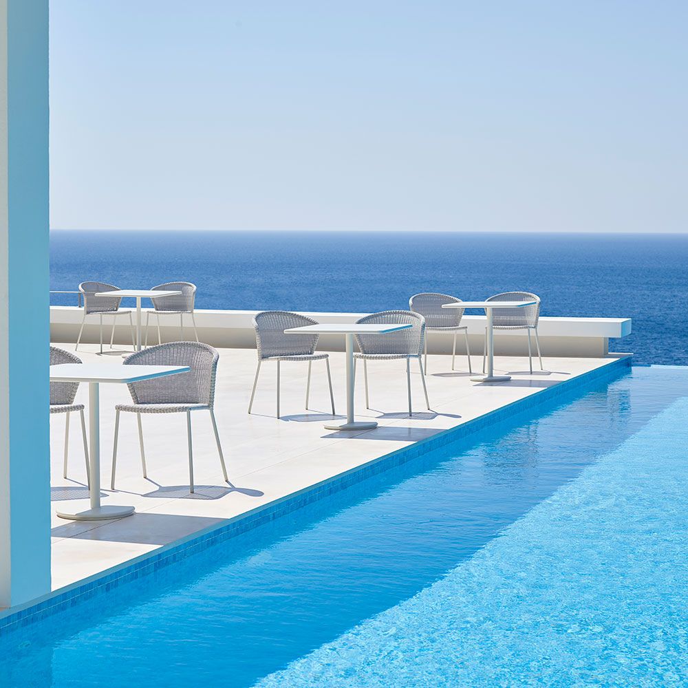 Lean Ruokapöydän tuoli Valkoinen