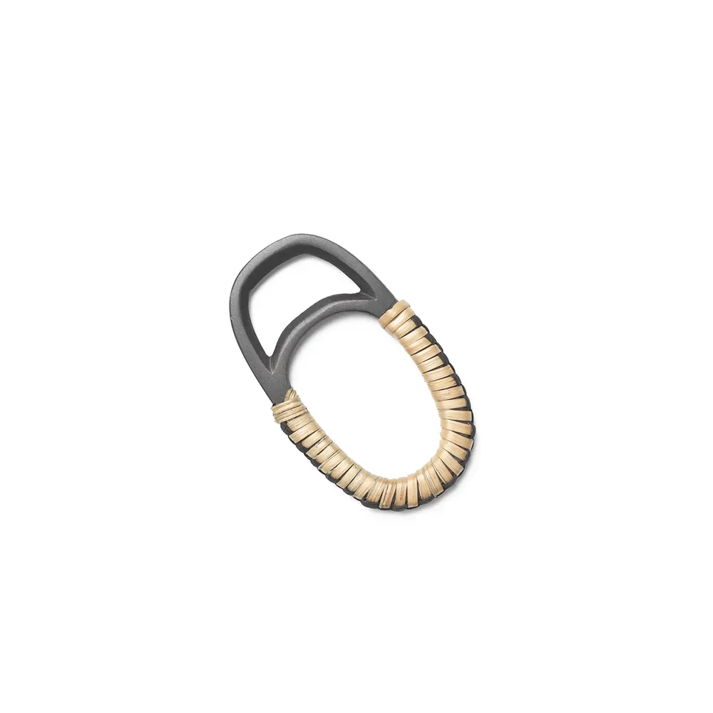 Ferm Living, Weave Bottle Opener - Black Brass