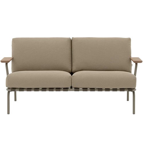 Settle 2-istuttava sohva Ribbed Weave 5/Taupe
